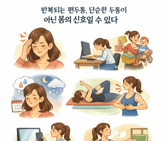 반복되는 편두통, 단순한 두통이 아닌 몸의 신호일 수 있다