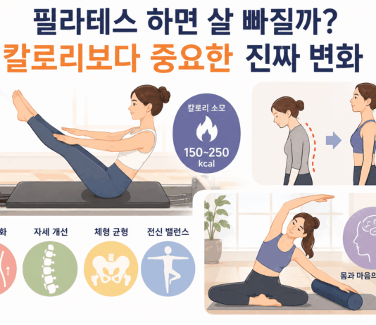필라테스 하면 정말 살이 빠질까? 칼로리보다 중요한 몸의 변화